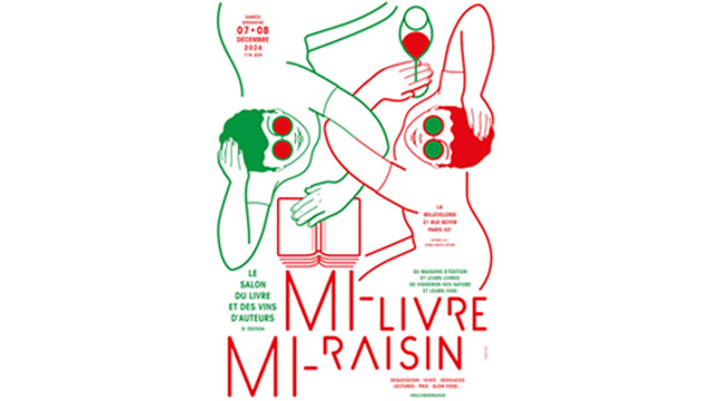 Salon Mi-Livre Mi- Raisin, La Bellevilloise, Paris 11ème - 7-8 Décembre 2024